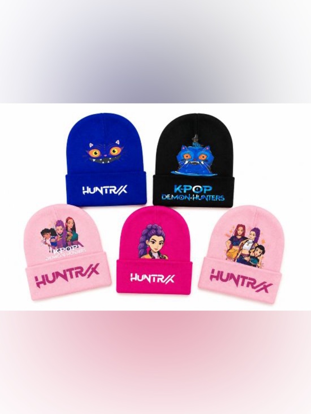 BRAND NEW WITH TAGS K-Pop Demon Hunters HUNTRX Knit Beanie